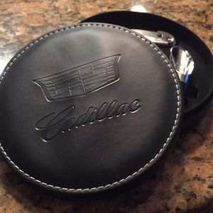 Leather Cadillac Wine Opener Set